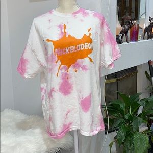 Nickelodeon tie die t-shirt